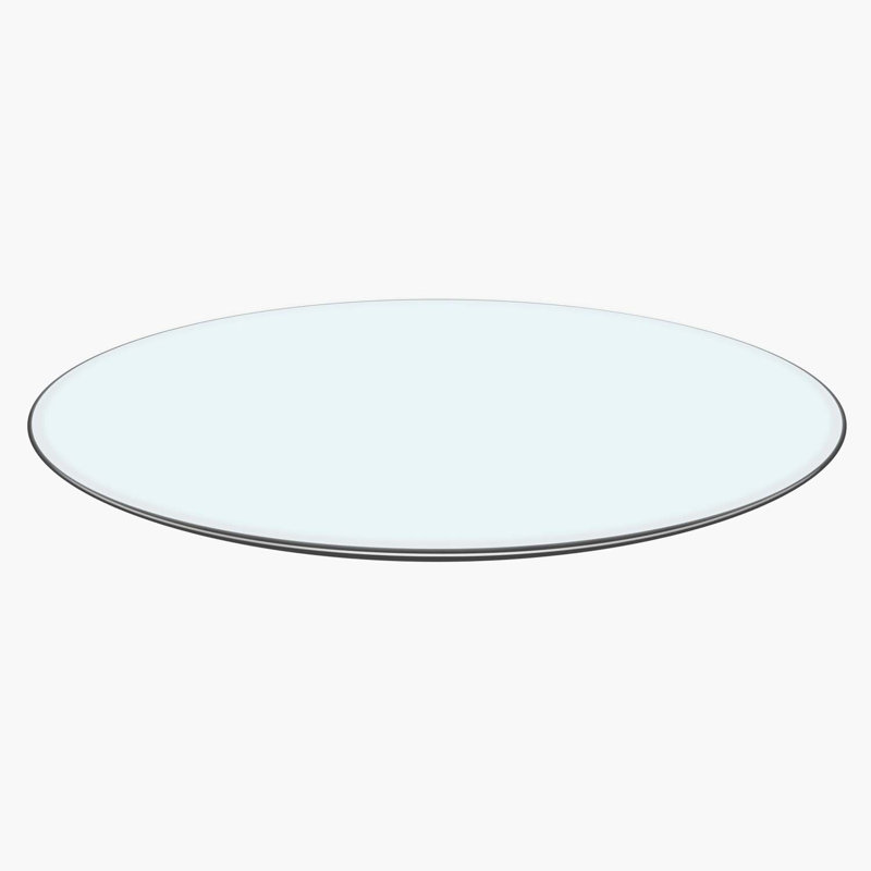 Glass Table Top, 0.2" H x 29.92" W x 29.92" D