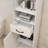 Versatile Double Door Slim Floor Standing Cabinet for Various Spaces-825621691