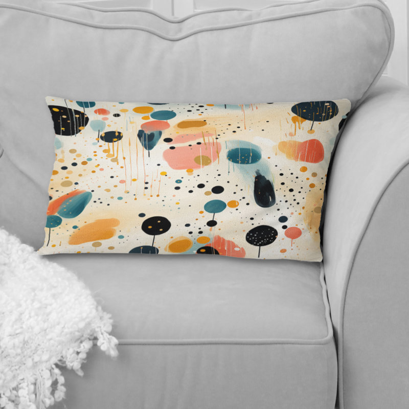 Polka Dots Throw Pillow