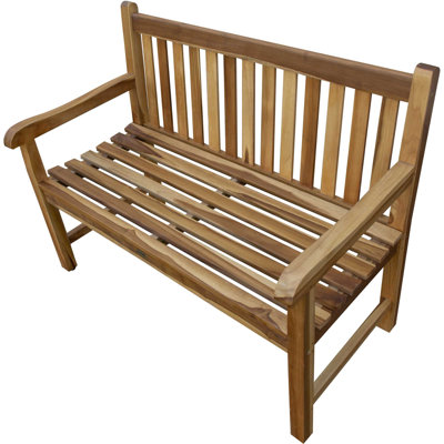 EcoDecors 51”, Outdoor Bench, Patio bench, Outdoor Benches Weatherproof, Wooden Bench Outdoor, Wood Bench Outdoor, Outdoor seating, Porch Benches - Ea by EcoDecors