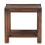 Table de bout rectangulaire en bois massif Kaicey