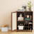 Rattan Accent Cabinet With Adjustable Shelves-1670196466