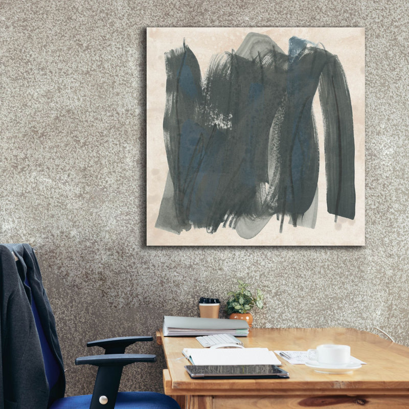  «Inkblot Tempest 1» par June Erica Vess, art mural sur toile, 37 po x 37 po