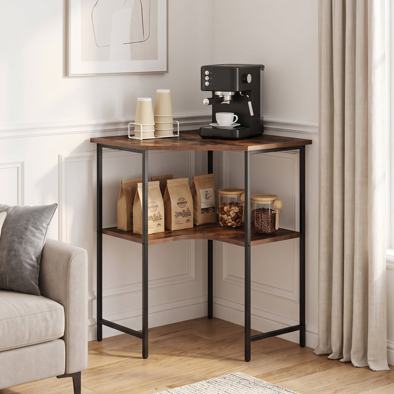 Table de bout triangulaire Jaycub, Brown