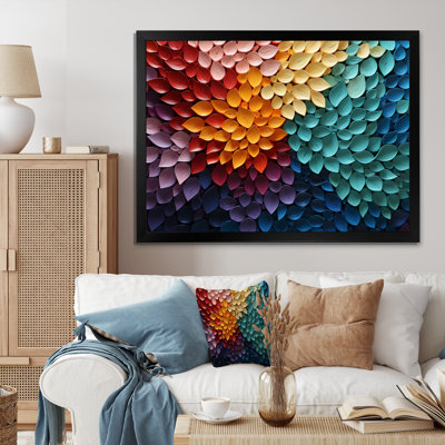 Hardedge Art Harmonic Fusion III - Hard Edge Painting Wall Art