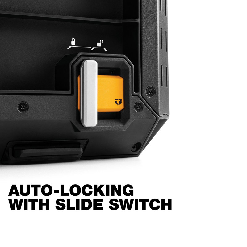  StackTech Tool Crate with Auto-Locking Interface & Large Capacity