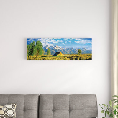 " John Moulton Barn I, Mormon Row Historic District, Grand Teton National Park, Jackson Hole Valley, Teton County, Wyoming, USA " by Panoramic Images