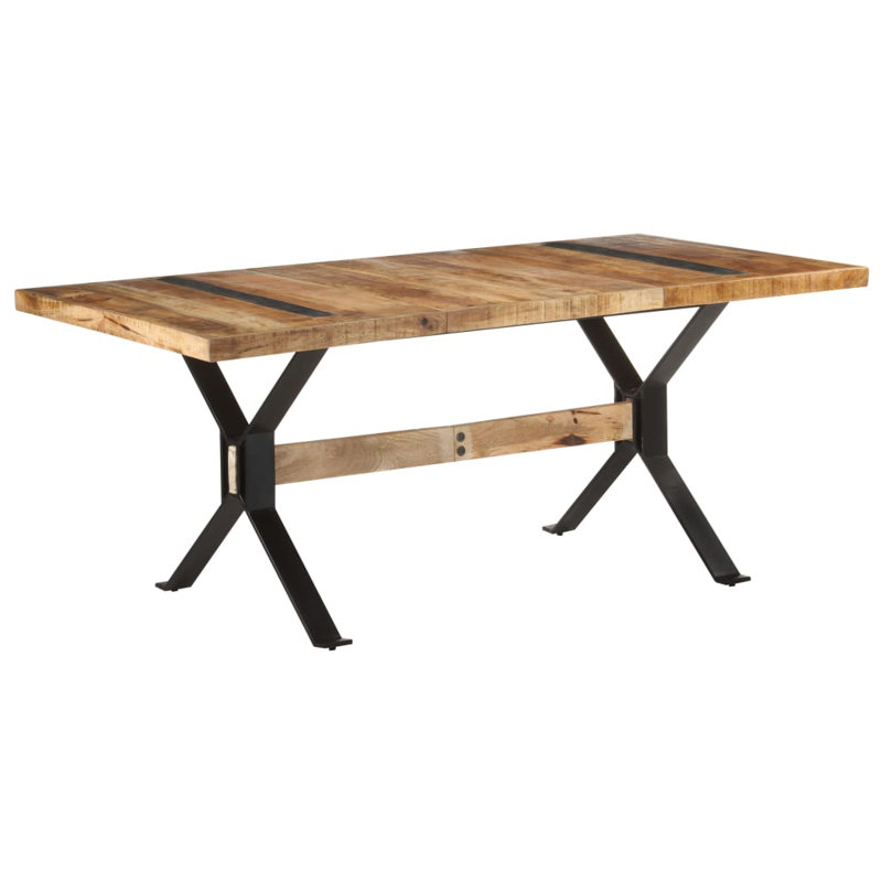 Table de salle à manger Izaak, Bois de manguier, H 29,9 po x L 55,1 po x l 27,5 po