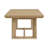 Brown Trestle Table With Leaf