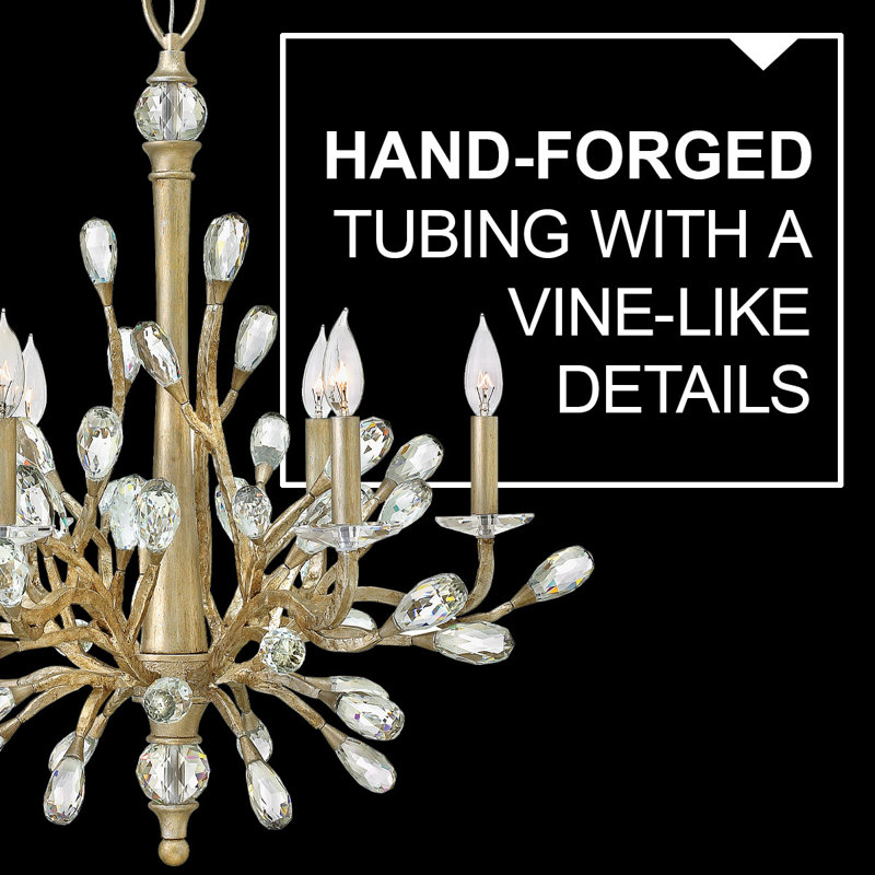 Eve 6-Light Candle Style Classic / Traditional Chandelier