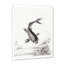 Poisson monochrome rétro I - reproduction sur toile-59707414-59707415