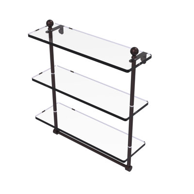 Gober 3 Piece Tiered Shelf with Towel Bar