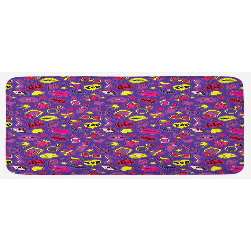 Tapis de cuisine Emoji