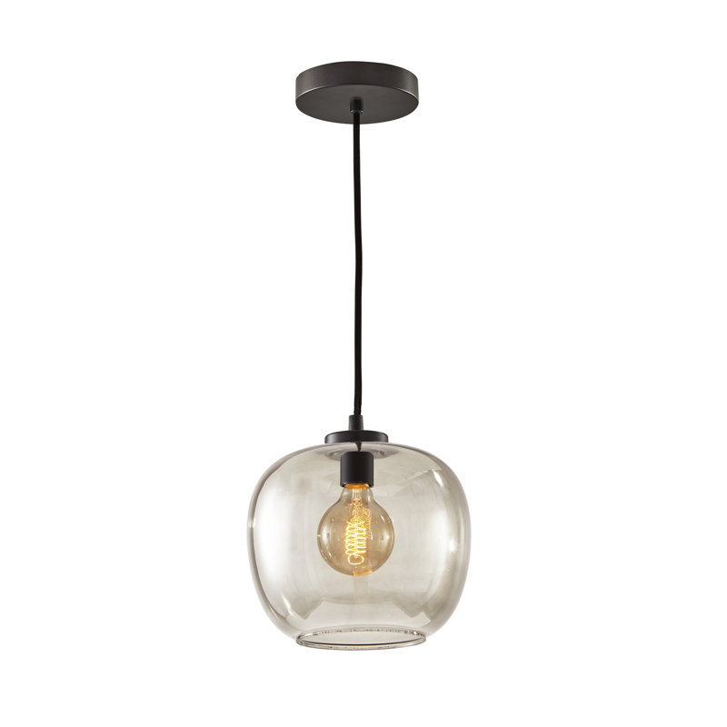 1 - Light Black Single Pendant