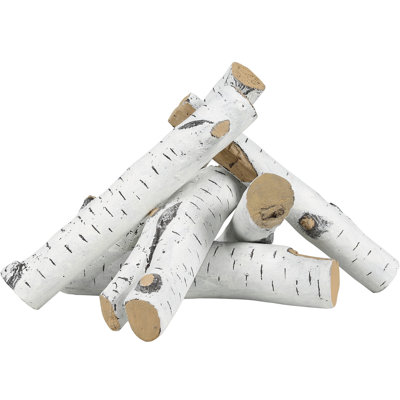 Bûches décoratives en bois