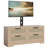 43.3" TV Stand with Mount and 4 Rattan Drawers, Modern Entertainment Center & Storage Console for 32–70" TVs-1349928710