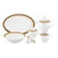 Service de table 57 pièces, service pour 8 Lorren Home Trends Iris