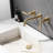 3 Hole Wall-Mounted Bathroom Sink Faucet with Lever Handles-96025421-133650936