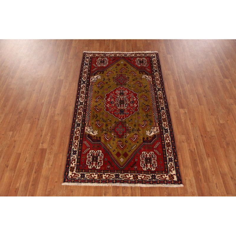 Tapis traditionnel en laine fait à la main 4 x 6