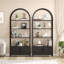 Bibliothèque arquée, rangement avec portes