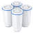 Upgraded Water Filter Replacement Fit For Z Pitcher And Dispenser ZR-001 ZR-004 ZP-006 ZR-017, Six-Stage Filter System, Effectively Reducing Lead, Chromium, And Contaminants, 4 Packs