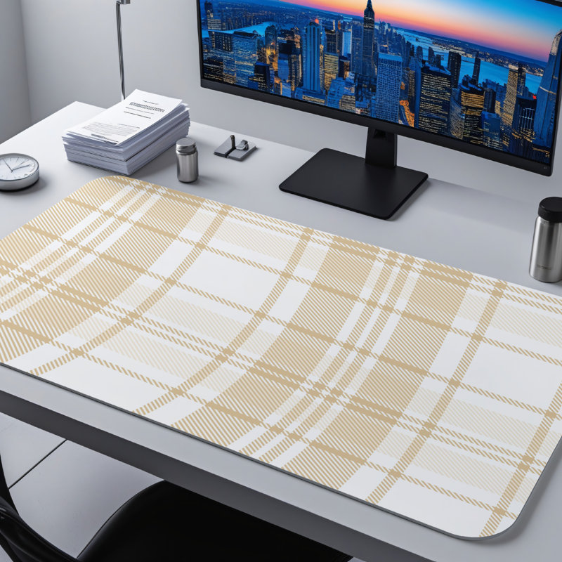 Polyester Desk Pad, 31.5x15.5