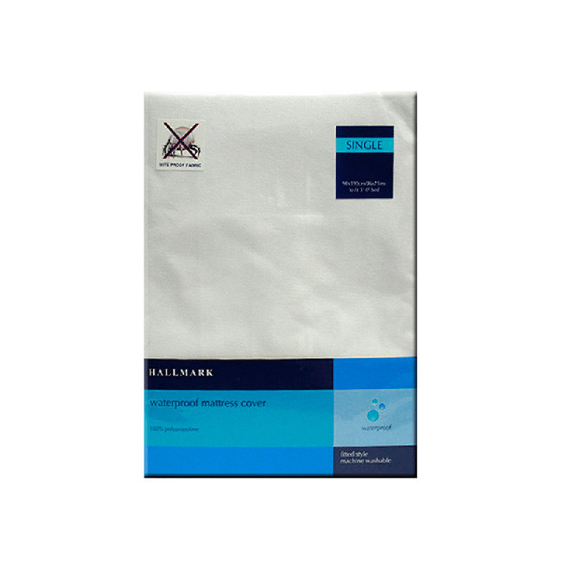 Waterproof Mattress Protector Case Pack, Single