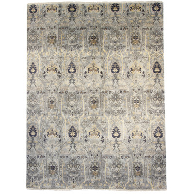 Hudson Damask Area Rug