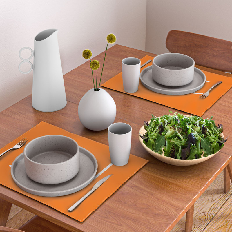 Cotton No Pattern Rectangle Placemat