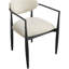 Chaise de salle à manger rembourrée en tissu Riccio Performance-790394341-790394331