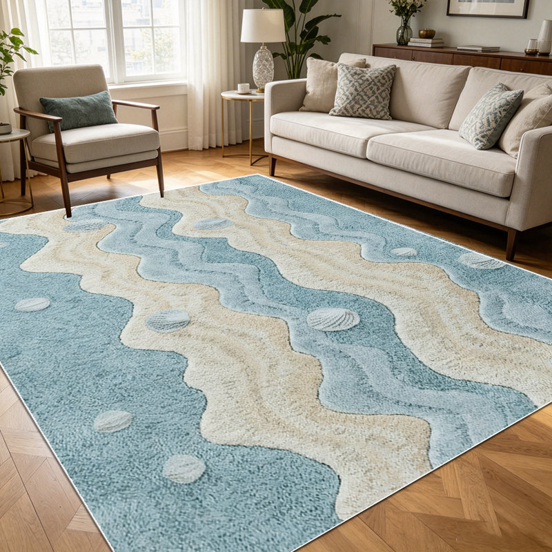 Tapis 1PC Coastal, Rectangle 5'3" x 7'7"