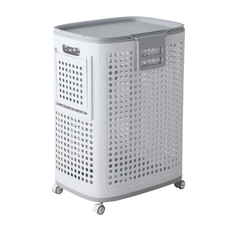 Plastic Laundry Basket with Handles