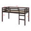 Lit mezzanine en bois avec échelle-426432098