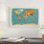 «Retro Carte politique du monde IV» par Michael Tompsett, impression sur toile-31920879-73552403-73552402