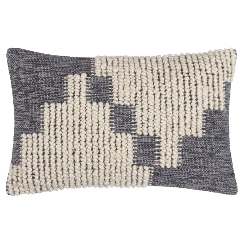 Quealy Geometric Blue Rectangular Throw Cushion Covers
