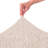 Stretchy Slipcover for Ottoman - Soft to Touch & Easy to Clean - Velvet Collection-401781666
