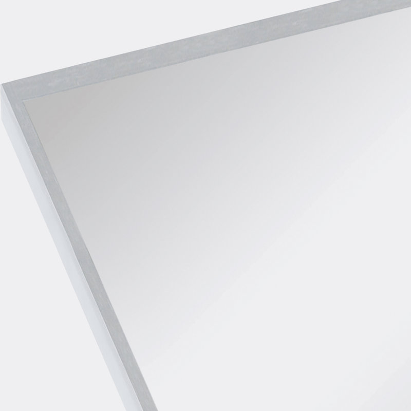 Miroir mural Vibretha, 24 po x 36 po, Argent