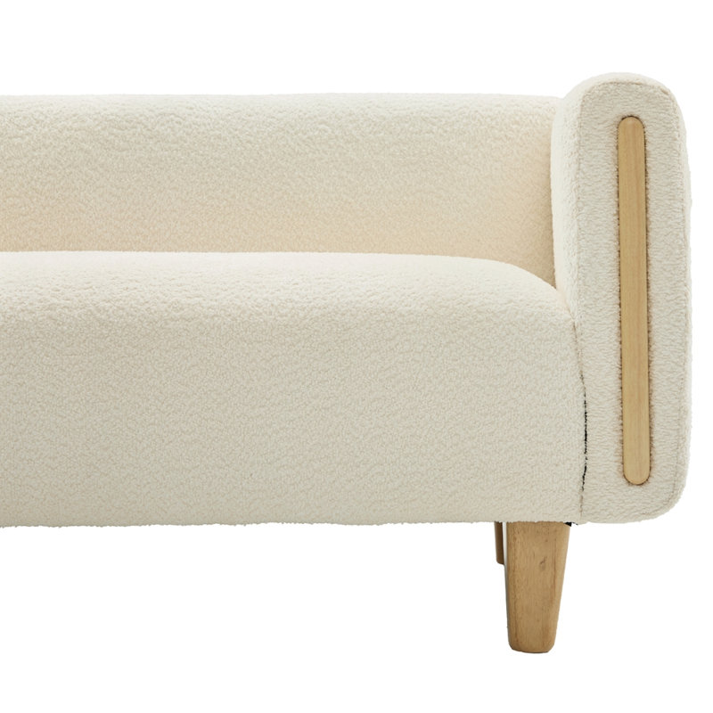 Canapé moderne à 3 places 78,7 po, Beige