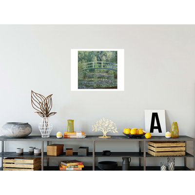 Nymphéas et pont japonais par Claude Monet - Impression giclée