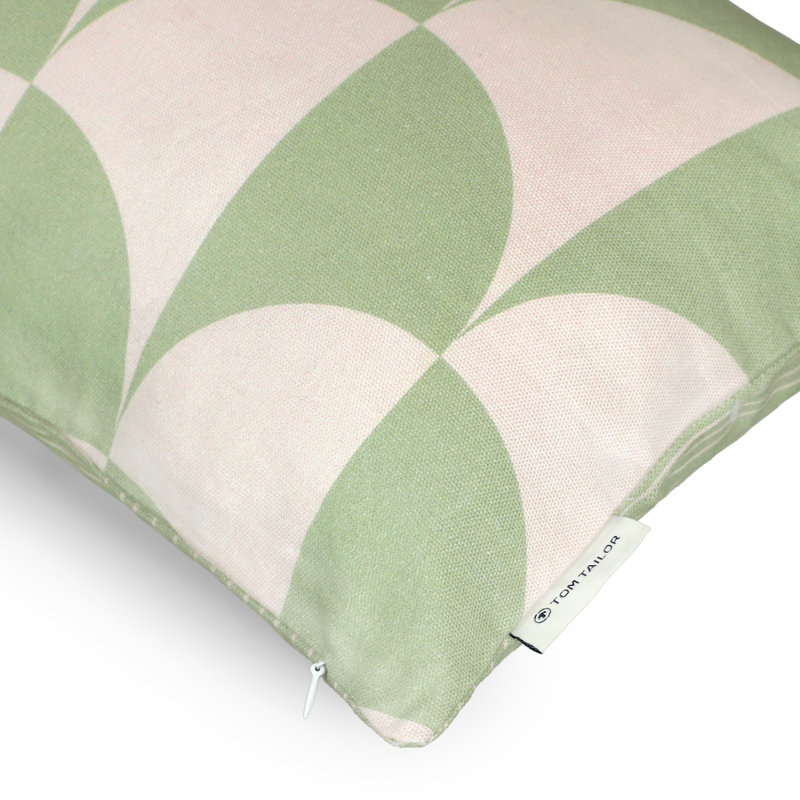 Green Rectangular Throw Cushion Cover