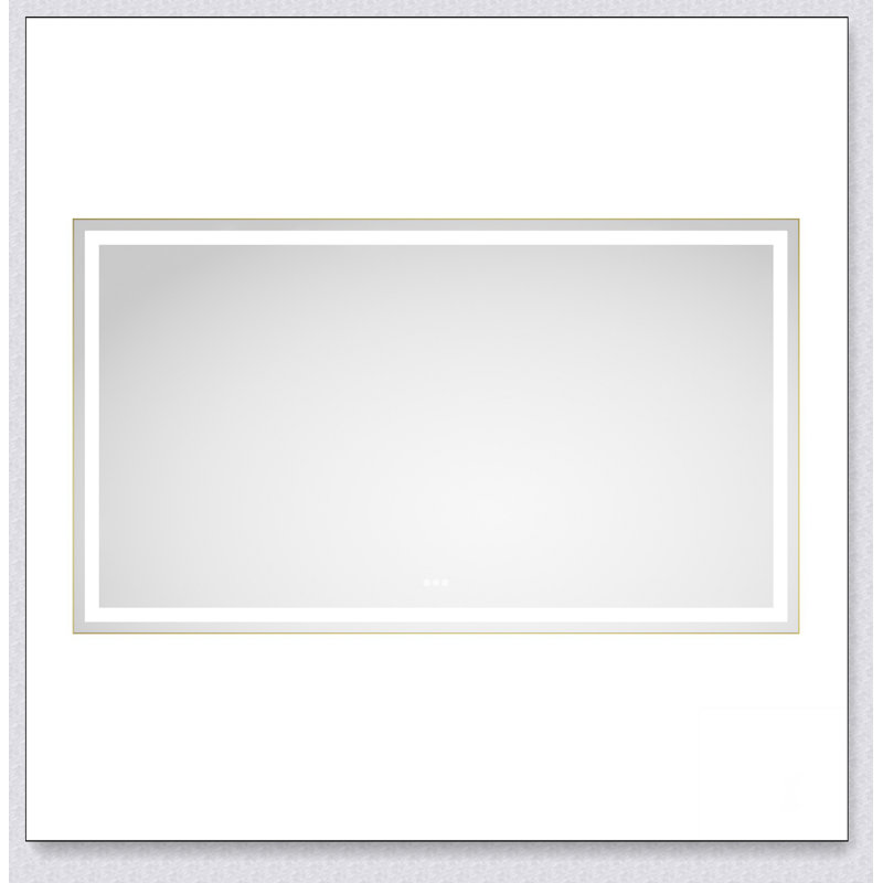 Miroir de salle de bain 84 po x 48 po à DEL avec avant et rétroéclairage, miroir de meuble-lavabo mural avec cadre en aluminium, antibuée, mémoire, 3 couleurs, gradation continue