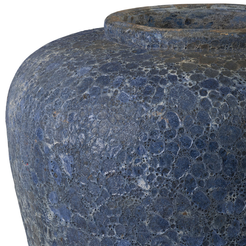 Suehay Handmade Ceramic Planter, Blue