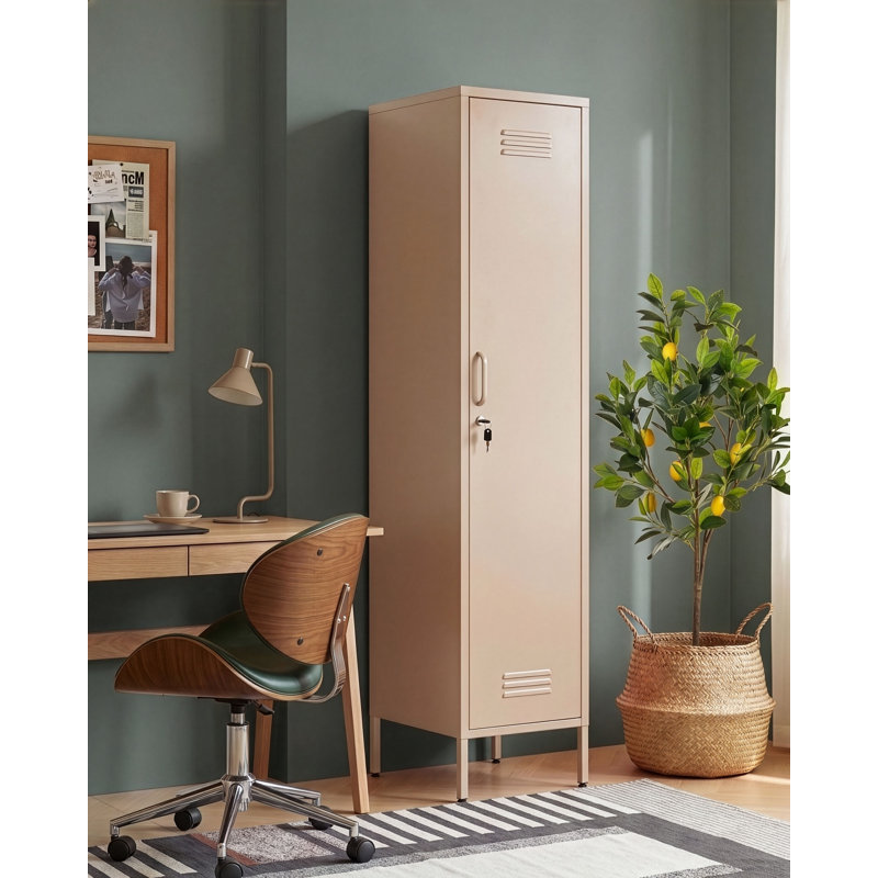 Storage Unit FROME Metal Beige