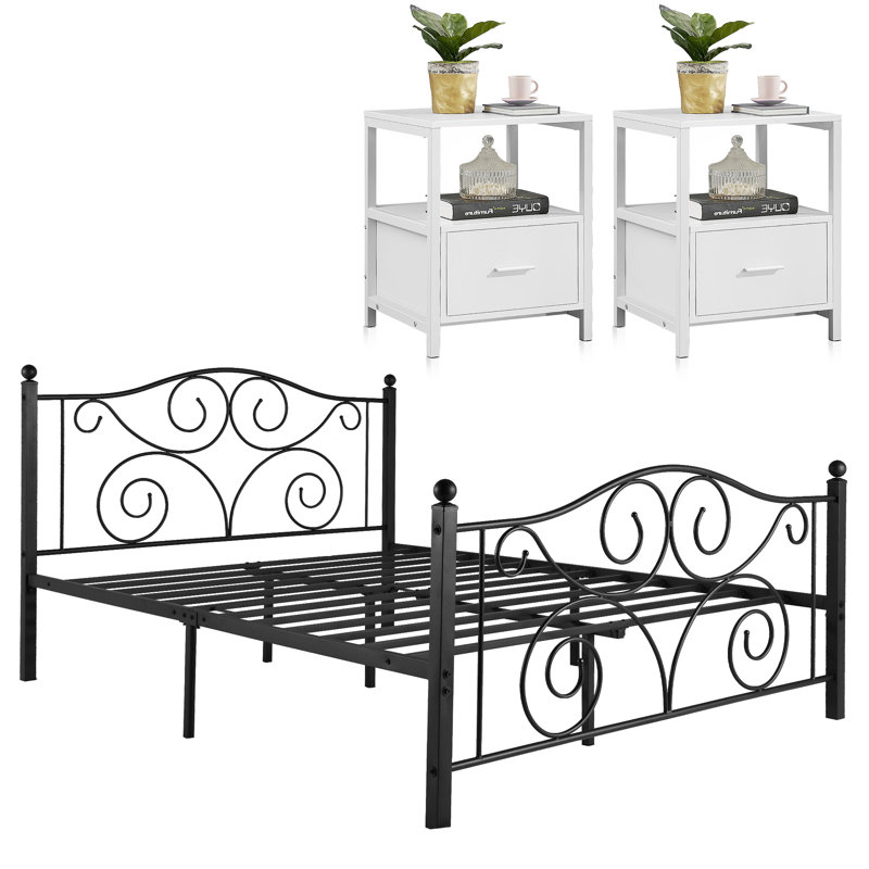 Ensemble de chambre auxter Auxter, Double, Blanc