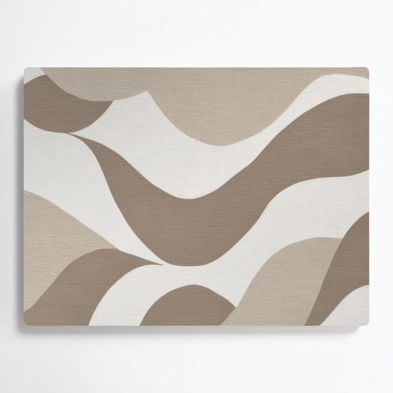 Minimalisme 14, art mural en métal blanc, H 12 po x l 18 po