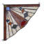 Panneau de vitrail tiffany
