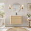 Wall Mounted Single Double Single Vanity Bathroom Vanity With Top-410738131
