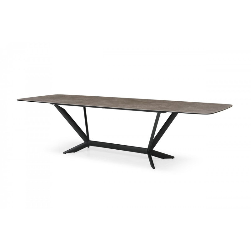 Metal Base Dining Table