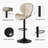 19.29" Bar Stools Modern Swivel Bar Chairs, Barstools Counter Height with High Backrest, Easy 3-5 Minute Assembly for Bar, Kitchen, Dining Room-1899866519-1896538266