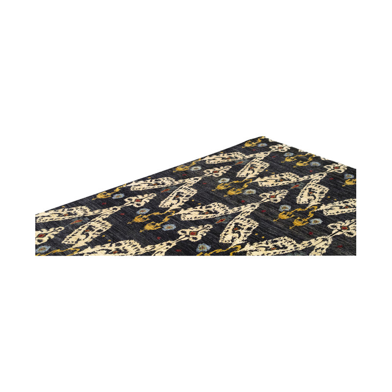 Wool Ikat Area Rug